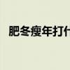 肥冬瘦年打什么生肖（肥冬瘦年打一生肖）