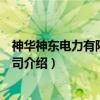 神华神东电力有限责任公司（关于神华神东电力有限责任公司介绍）
