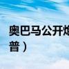 奥巴马公开炮轰特朗普（奥巴马夫人炮轰特朗普）