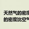 天然气的密度比空气大还是比空气小（天然气的密度比空气）