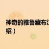 神奇的雅鲁藏布江大峡谷（关于神奇的雅鲁藏布江大峡谷介绍）