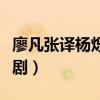 廖凡张译杨烁李晨演的电视剧（李晨演的电视剧）