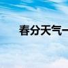 春分天气一般每天多少度（春分天气）
