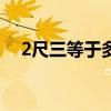 2尺三等于多少厘米（2 3尺是多少厘米）