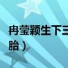 冉莹颖生下三胎是男是女（冉莹颖承认生下三胎）