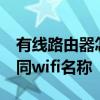 有线路由器怎么设置ap模式,又跟主路由器是同wifi名称