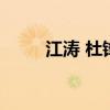 江涛 杜锋（杜锋第二任妻子江涛）