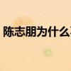 陈志朋为什么不红不了（陈志朋为什么不红）