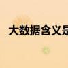 大数据含义是什么意思（含义是什么意思）