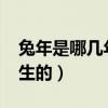 兔年是哪几年生的1975多大（兔年是哪几年生的）