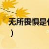 无所畏惧是什么生肖?（无所畏惧是什么生肖）
