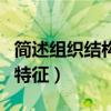简述组织结构的特征简答题（简述组织结构的特征）