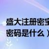 盛大注册密宝密码是什么意思（盛大注册密宝密码是什么）