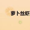 萝卜丝虾汤的营养价值（萝卜虾汤）
