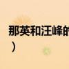 那英和汪峰的结婚照（那英汪峰的儿子是梁博）
