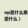 op是什么意思（火影新OP和银魂新OP和ED是什么）