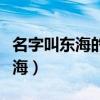 名字叫东海的名人（帮忙取一个博客名我叫东海）