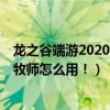 龙之谷端游2020牧师转什么好（龙之谷会用如意辅助的来！牧师怎么用！）