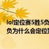 lol定位赛5胜5负为什么会定位到青铜五位（lol定位赛5胜5负为什么会定位到青铜五）