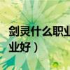 剑灵什么职业好玩哪个职业厉害（剑灵什么职业好）