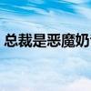 总裁是恶魔奶爸全集（恶魔奶爸有第二季吗）