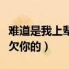 难道是我上辈子欠你的(你说我容易吗上辈子欠你的) 难道是我上辈子欠你的(你说我容易吗上辈子欠你的)