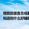 精致的装备合成器怎么用（DNF我有个精致的装备合成器不知道和什么好辅助装备能和吗）