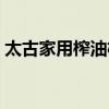 太古家用榨油机榨杆不转（太古家用榨油机）