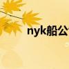 nyk船公司货物跟踪（nyk船公司）