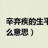 辛弃疾的生平经历和主要事迹（生平经历是什么意思）