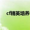cf精英培养计划官网（cf精英培养计划）