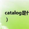 catalog是什么意思啊（catalog是什么意思）