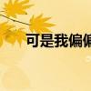 可是我偏偏就是不想要转弯（可是我）