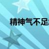 精神气不足怎么补（精气神不足怎么办）