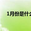 1月份是什么星座（10月份是什么星座）