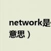 network是什么意思中文（network是什么意思）