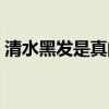 清水黑发是真的吗（清水黑发对身体有害吗）