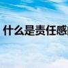 什么是责任感的进一步升华（什么是责任感）