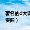 著名的d大调卡农主题变奏曲（d大调卡农变奏曲）