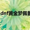 dnf黄金梦佩鲁斯的荣誉(dnf黄金梦佩鲁斯) dnf黄金梦佩鲁斯的荣誉(dnf黄金梦佩鲁斯)