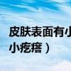 皮肤表面有小疙瘩不红不疼不痒（皮肤表面有小疙瘩）