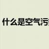 什么是空气污染英语作文（什么是空气污染）