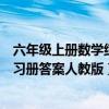 六年级上册数学练习册答案人教版（小学五年级上册数学练习册答案人教版）