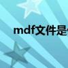 mdf文件是什么文件（mdf是什么格式）