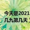 今天是2021年几九的第几天了（2019今天是几九第几天）