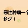恶性肿瘤一个月发展快吗（恶性肿瘤一个月长多少）