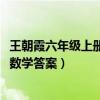 王朝霞六年级上册数学答案2022人教版（王朝霞六年级上册数学答案）