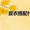 皮衣搭配什么裤子好看男（皮衣搭配）