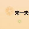 宋一夫老师（宋一夫藏秘双宝）