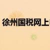徐州国税网上申报流程（徐州国税网上申报）